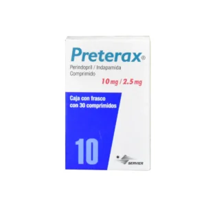 1 caja de preterax 10mg