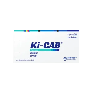 Vista frontal de una caja de Ki-Cab.
