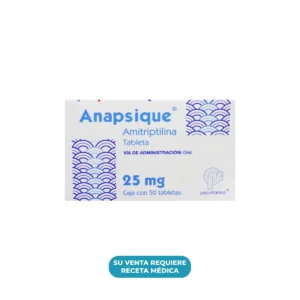 Vista frontal de una caja de Anapsique.